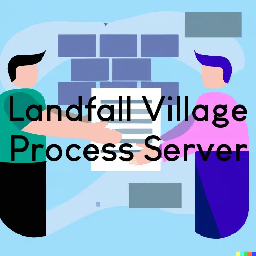 Landfall Village Process Server, “Serving by Observing“ 