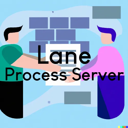 Lane Process Server, “Rush and Run Process“ 