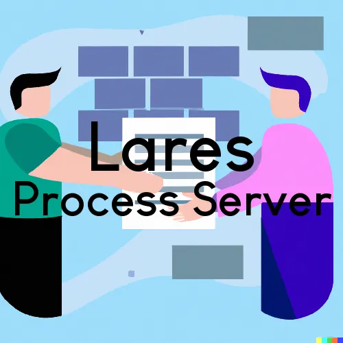 Lares, PR Process Server, “Serving by Observing“ 