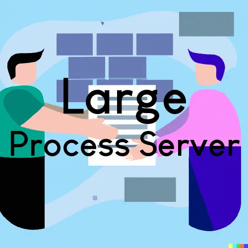 Large, Pennsylvania Process Servers