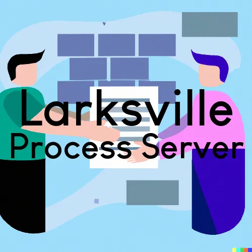 Larksville, PA Process Servers in Zip Code 18651