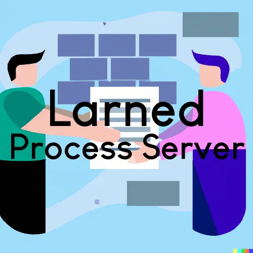 Larned, Kansas Court Couriers and Process Servers