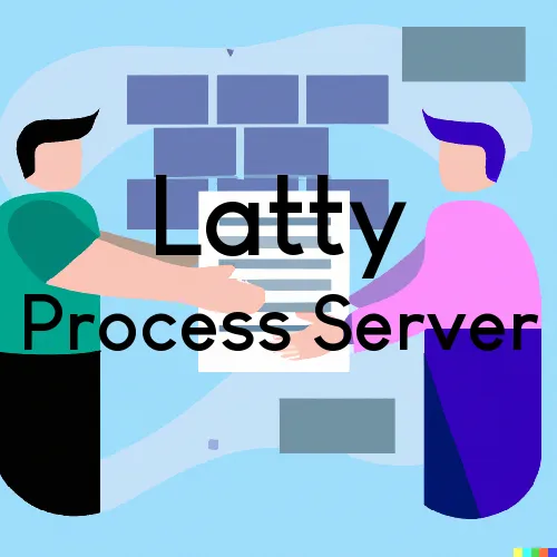 Latty Process Server, “Serving by Observing“ 