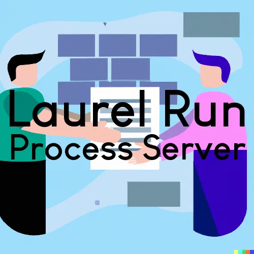 Laurel Run, PA Process Server, “A1 Process Service“ 