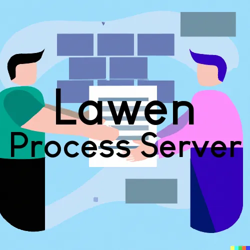 Lawen, OR Process Servers in Zip Code 97720