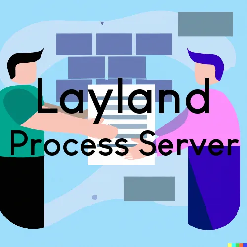 Layland, WV Process Server, “Server One“ 