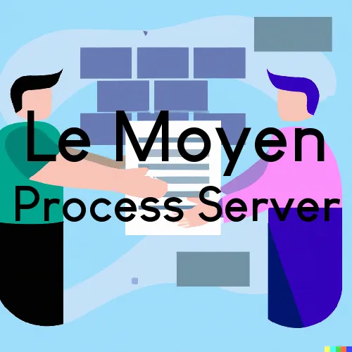 Le Moyen, LA Process Servers and Courtesy Copy Messengers