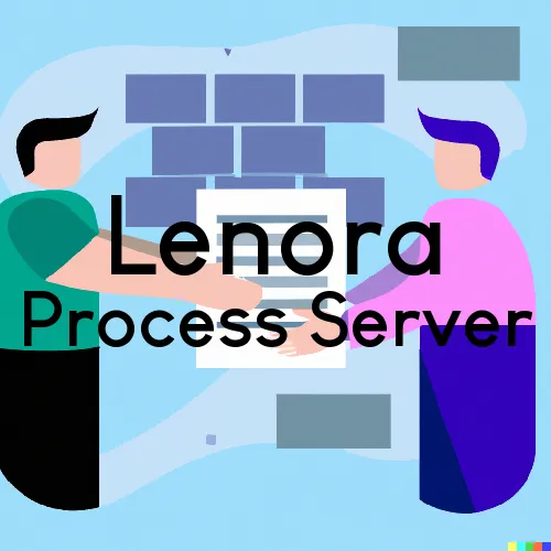 Lenora, Kansas Process Servers