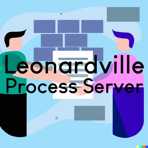 Leonardville, Kansas Process Servers