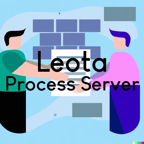 Leota, MN Process Servers and Courtesy Copy Messengers