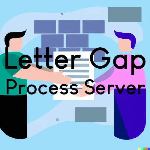 Letter Gap, West Virginia Process Servers