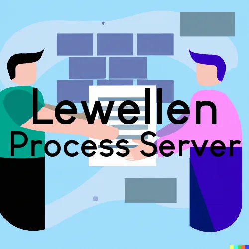 Lewellen, NE Process Servers in Zip Code 69147