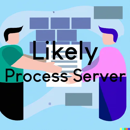 Likely, CA Process Servers in Zip Code 96116