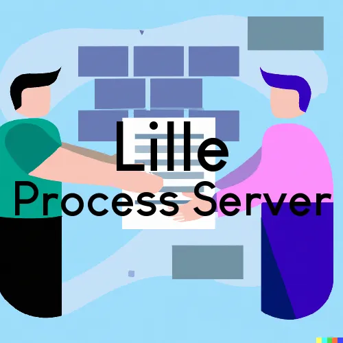 Lille, Maine Process Servers