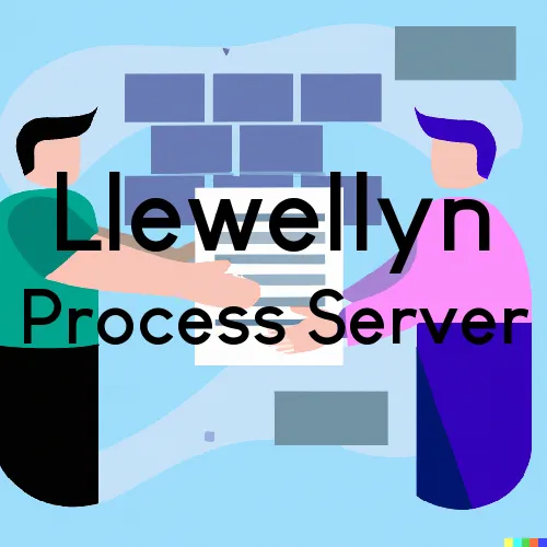 Llewellyn, PA Process Server, “Chase and Serve“ 