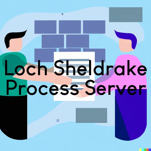 Loch Sheldrake Process Server, “Allied Process Services“ 