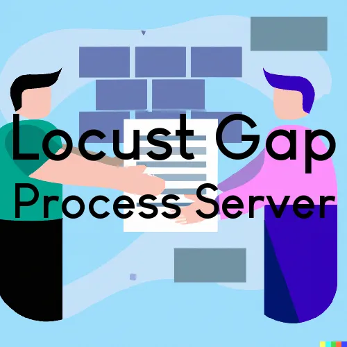 Locust Gap, PA Process Servers in Zip Code 17840