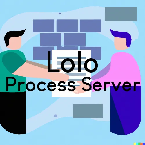Lolo, MT Process Server, “Alcatraz Processing“ 