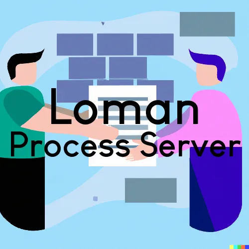 Loman, Minnesota Process Servers