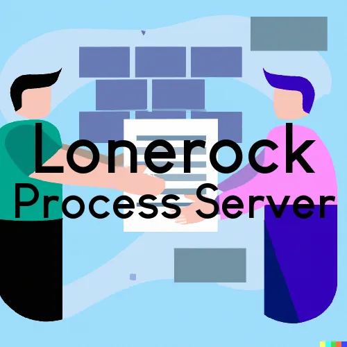 Lonerock, Oregon Process Servers