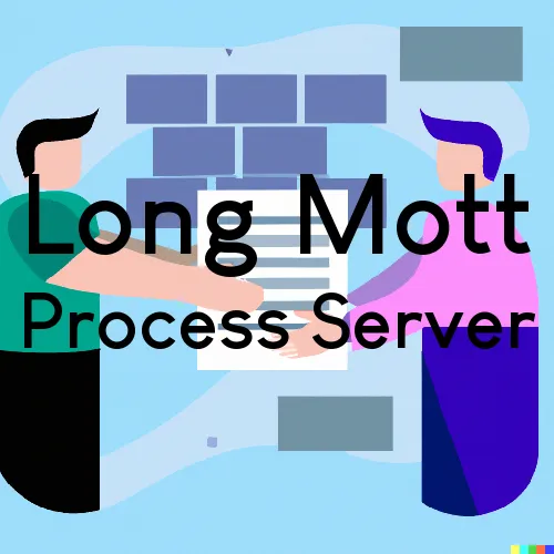 Long Mott, TX Process Server, “SKR Process“ 