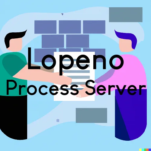 Lopeno, Texas Process Servers
