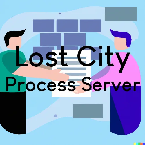 Lost City, WV, Zip Code 26810 Process Servers