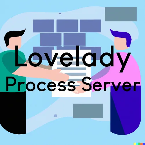 Process Servers in Lovelady, Texas