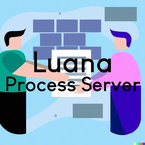 Iowa Process Servers in Zip Code 52156  