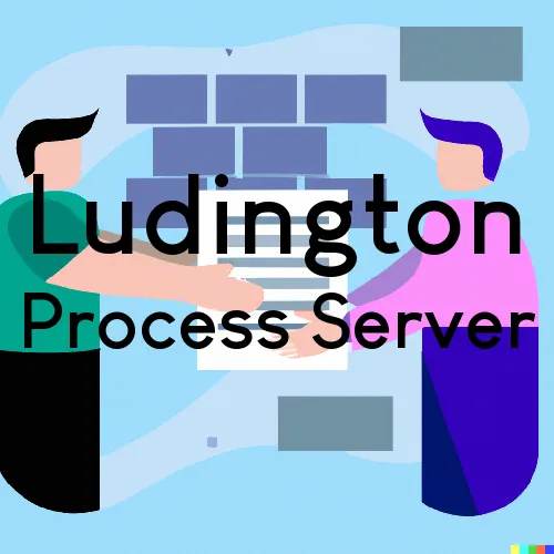 Ludington Process Server, “Gotcha Good“ 