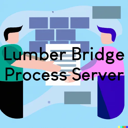 Lumber Bridge, NC Process Servers in Zip Code 28357