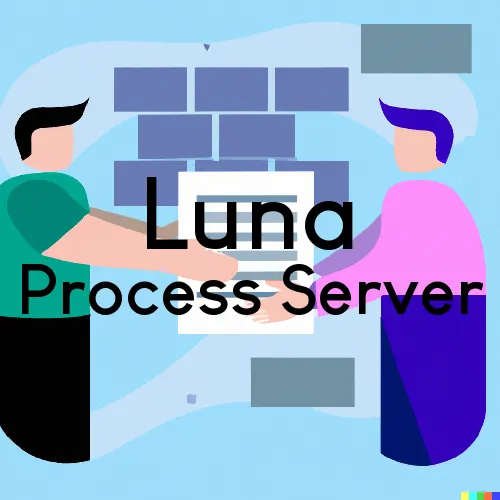Luna, New Mexico Process Servers