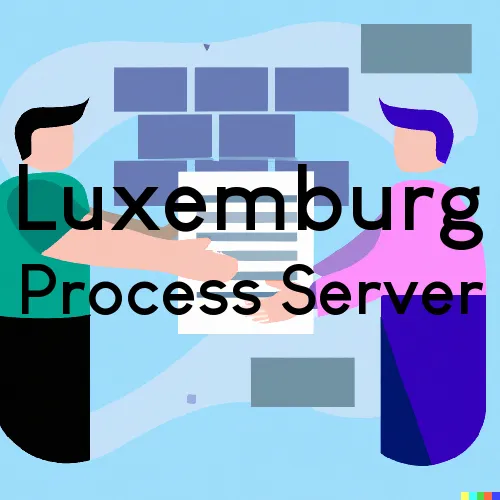 Luxemburg, Wisconsin Court Couriers and Process Servers