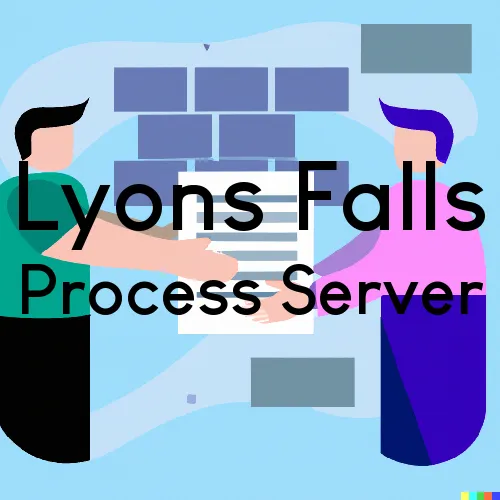 Lyons Falls, NY Process Server, “On time Process“ 
