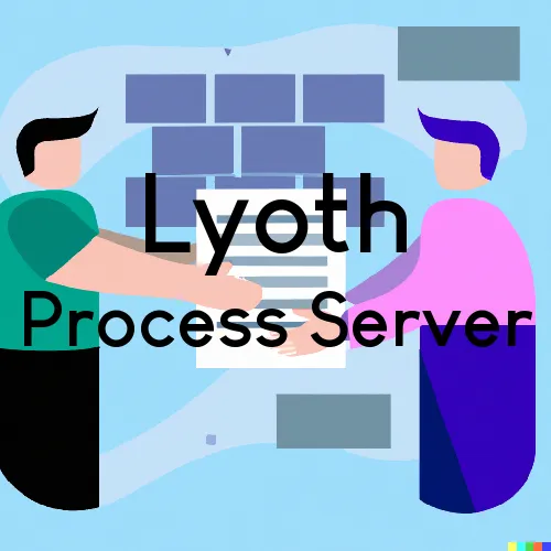 Lyoth, California Process Servers