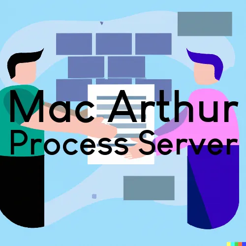 Mac Arthur, WV Process Servers and Courtesy Copy Messengers