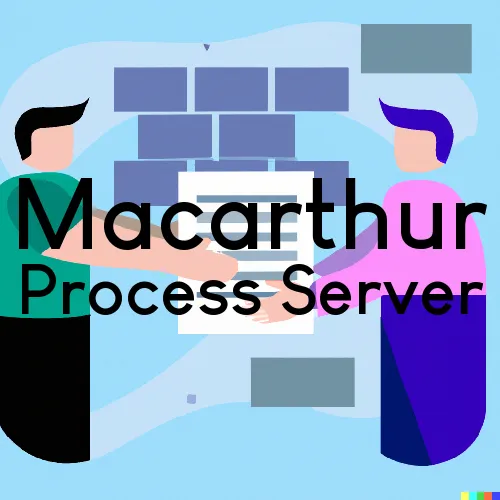 Macarthur, Pennsylvania Process Servers