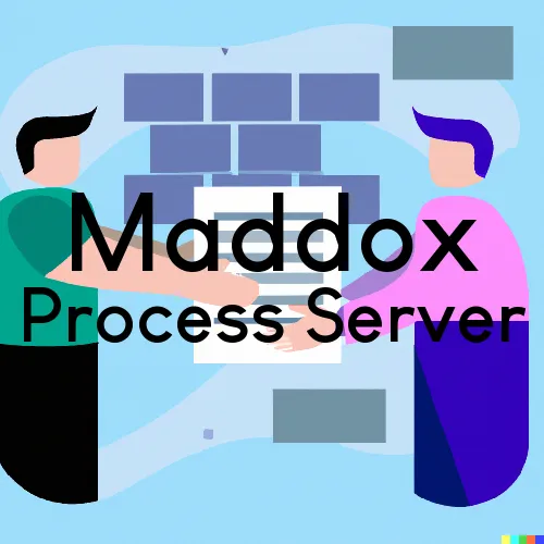 Maddox, Maryland Process Servers and Field Agents
