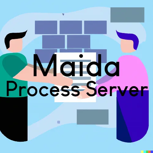 Maida, ND Process Server, “Serving by Observing“ 