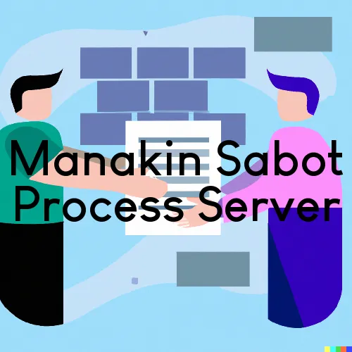Manakin Sabot, VA Process Servers in Zip Code 23103