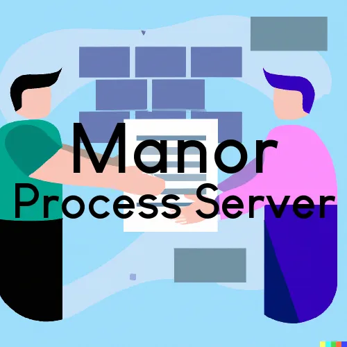 Manor, Georgia Process Servers