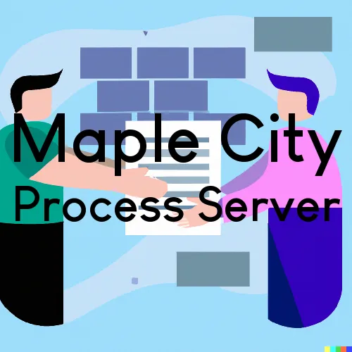Maple City, Kansas Process Servers