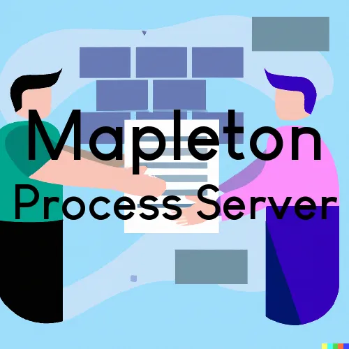 Mapleton, North Dakota Process Servers