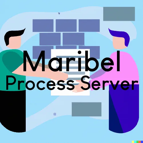 Maribel, Wisconsin Process Servers