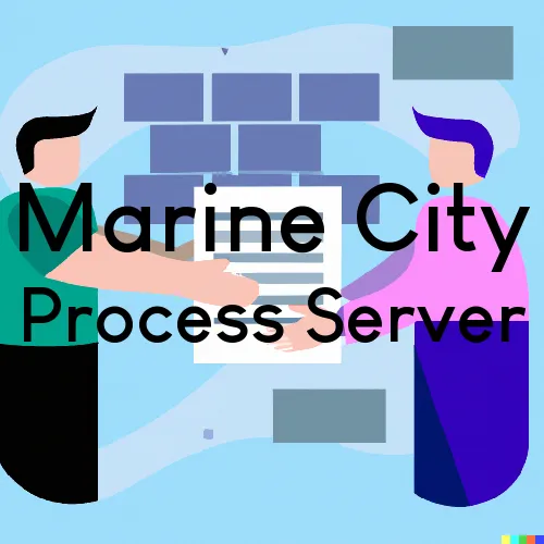 Marine City Process Server, “On time Process“ 