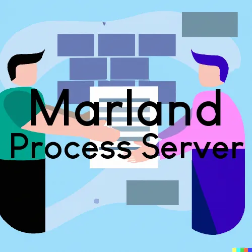 Marland, Oklahoma Process Servers and Field Agents
