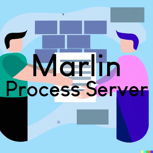 Marlin, TX Process Servers and Courtesy Copy Messengers