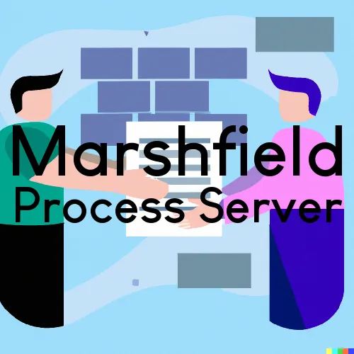 Marshfield Process Server, “Serving by Observing“ 
