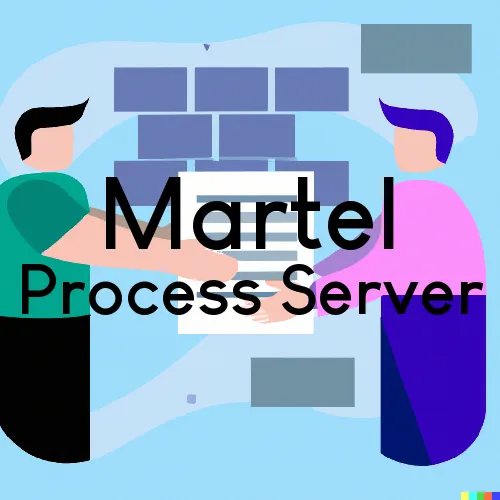 Martel, OH Court Messengers and Process Servers