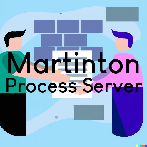 Martinton, IL Process Serving and Delivery Services